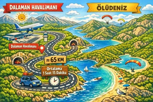 Dalaman Havalimanı Ölüdeniz Kaç Km?
